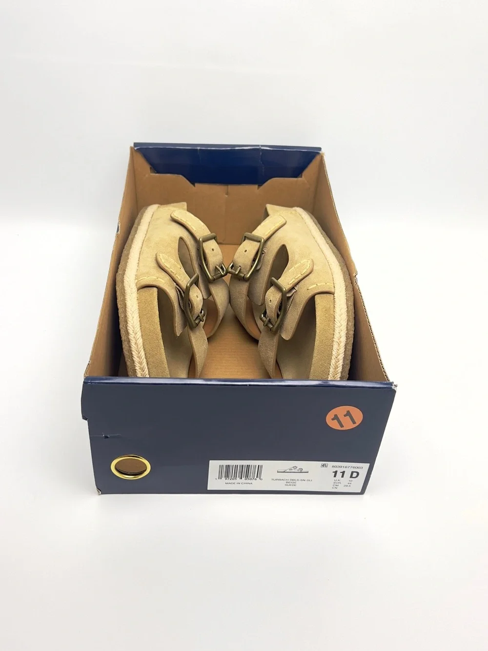 Polo Ralph Lauren Turbach Suede Leather Clog Beige/Brown Size 11